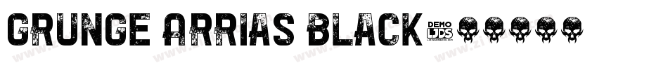 Grunge Arrias Black字体转换